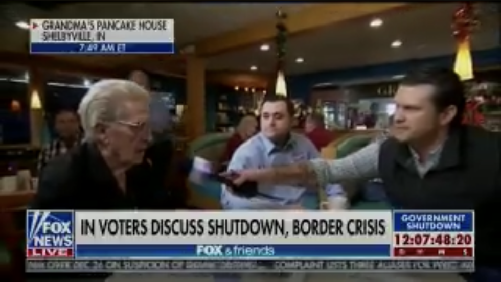 Fox News host awkwardly explains to Trump supporter that the president can't fire Nancy Pelosi