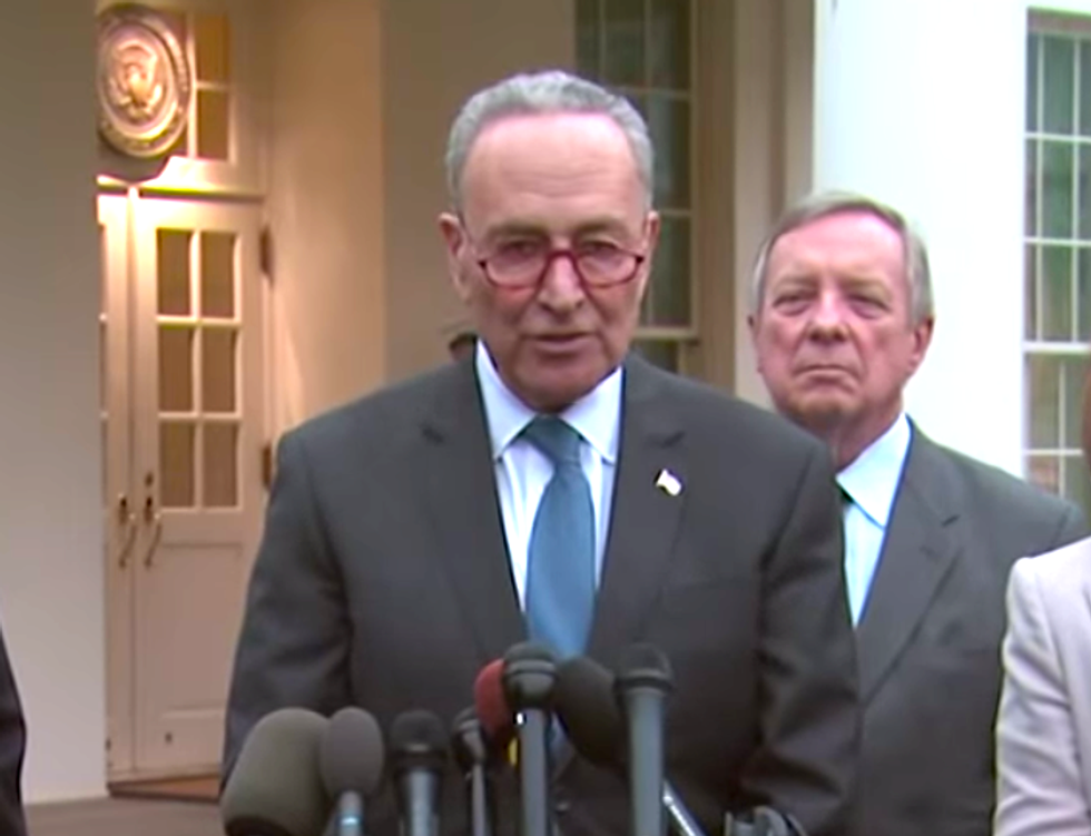 Chuck Schumer says Trump threatened to keep the government shut down for 'years'