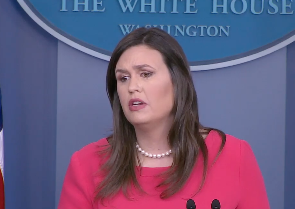 Internet rips Sarah Sanders for claiming Michael Cohen is 'disgraced': He 'was the president’s lawyer'