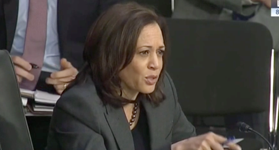 Watch: Kamala Harris busts Trump’s intel chief for talking down to her about countering Russian disinformation attacks