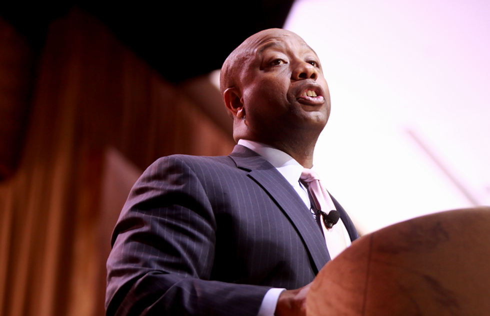 GOP's only black senator just pointedly highlighted his party's racism as his allies defend a disturbing nominee