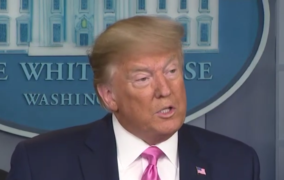 Trump broadcasts his utter ignorance in the face of the coronavirus outbreak