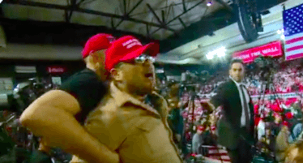 'F*ck the media': Trump supporter goes berserk and attacks BBC cameraman at El Paso rally