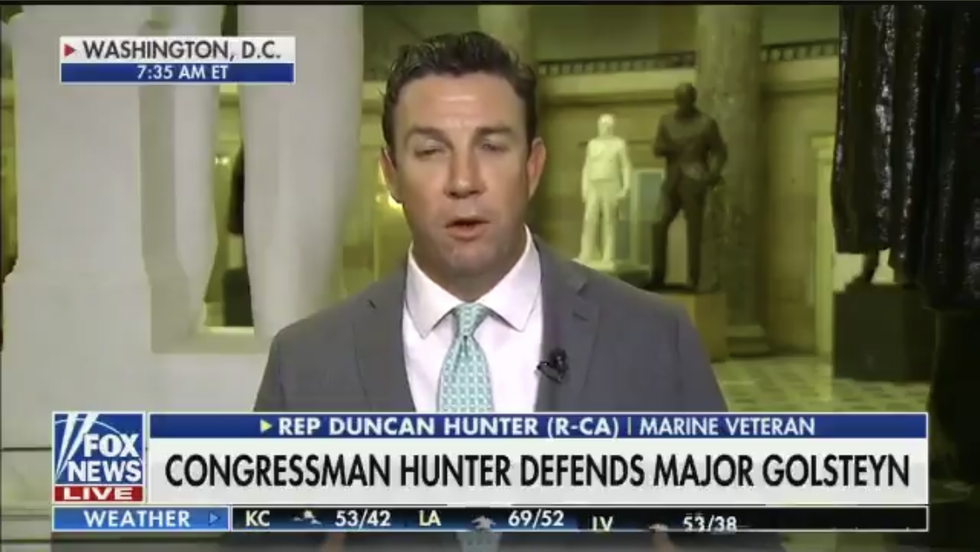 GOP congressman complains that American troops get punished when they commit war crimes