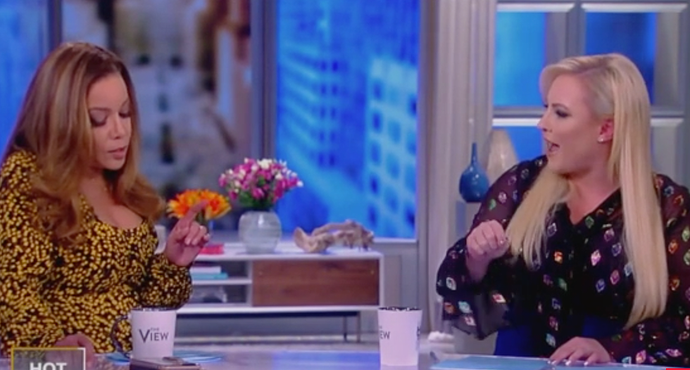 The View’s Meghan McCain melts down about Democrats supporting ‘infanticide’ — and gets patiently schooled by Sunny Hostin