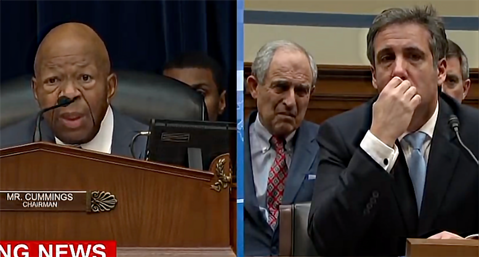 Rep. Elijah Cummings delivers stunning closing statement — and moves Michael Cohen to tears: 'We are so much better than this'