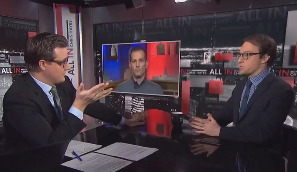 'That's a crazy thing!': Chris Hayes is dumbfounded as guest reveals how Rupert Murdoch tried to enlist U.S. intelligence against his ex-wife