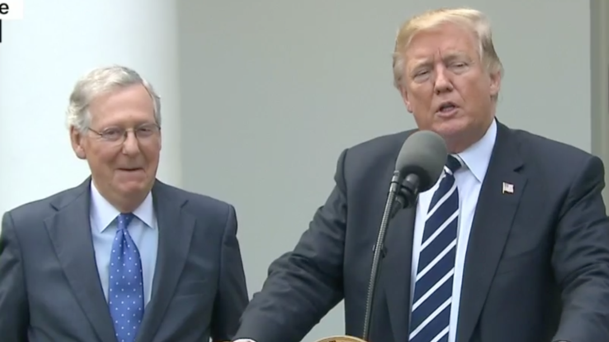 Donald Trump calls Mitch McConnell a 'pawn' of the Democrats