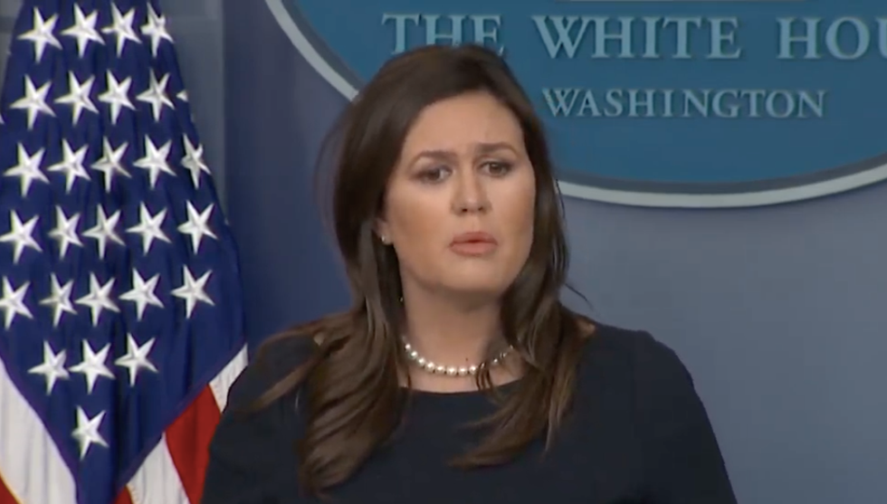 Sarah Sanders claims Trump is not trying to 'go around' US law — while admitting the White House is conducting an 'extensive review' on order that would violate US law