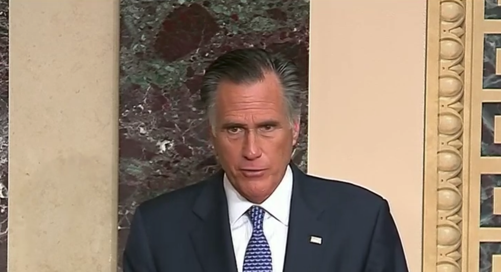 Mitt Romney gets choked up as he reveals he'll vote to convict Trump: 'Guilty of an appalling abuse of public trust'