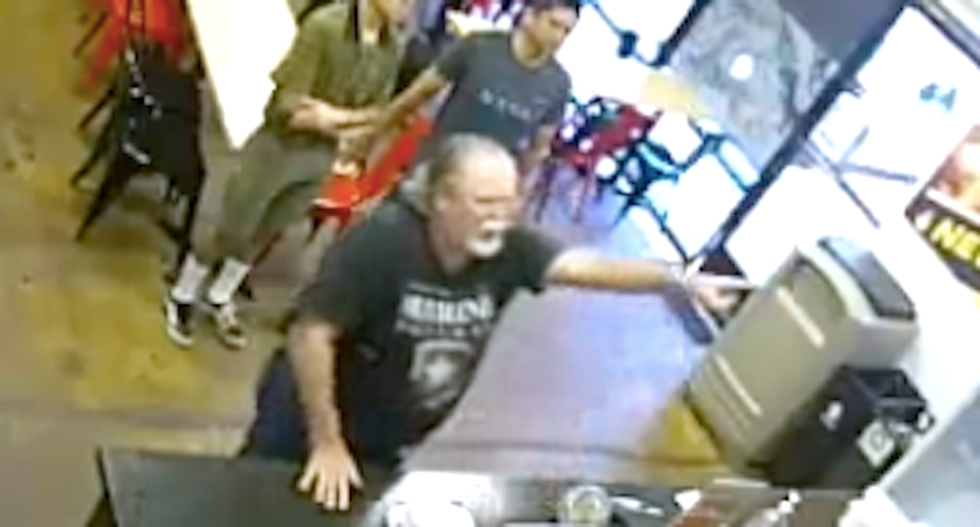 White man goes berserk 'over a taco' in California Mexican restaurant: ‘We’re in America, not Spanish!’