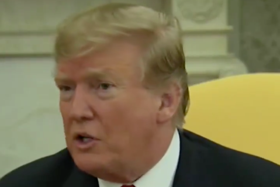 Watch: Trump keeps demanding an investigation into the 'oranges' of the Mueller investigation