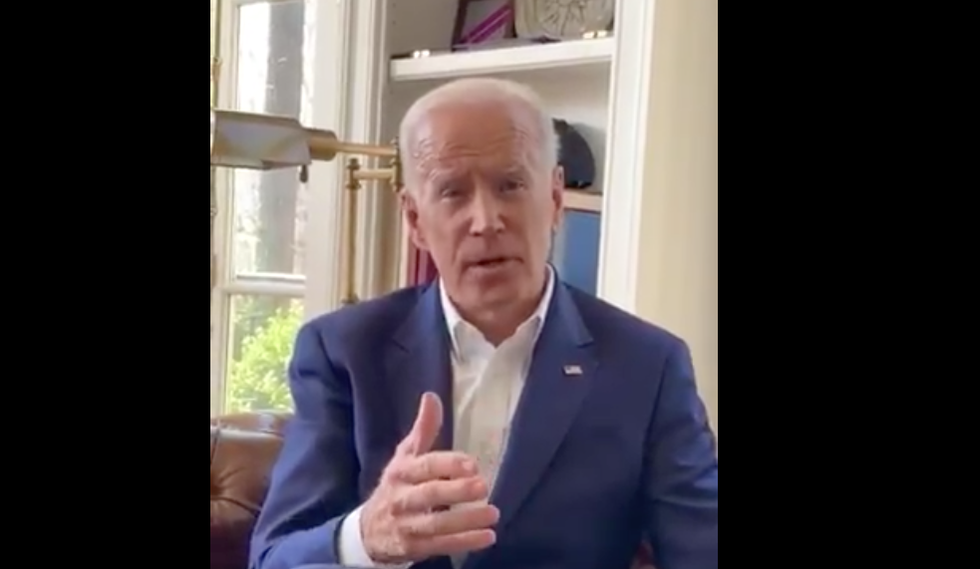 Joe Biden posts video to respond to women who say he touched them inappropriately