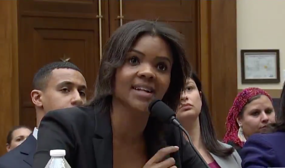 Trump fan Candace Owens goes down in flames as Rep. Ted Lieu plays her bizarre Hitler remarks in a public hearing