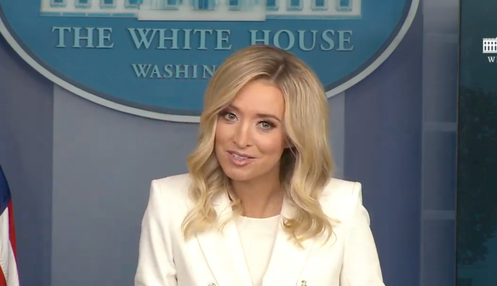Press Secretary Kayleigh McEnany lashes out with a pre-planned attack when she's cornered on past embarrassing comments