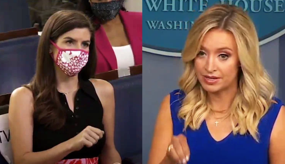 WATCH: Kayleigh McEnany gets testy with CNN reporter for grilling her over Trump’s Russia call