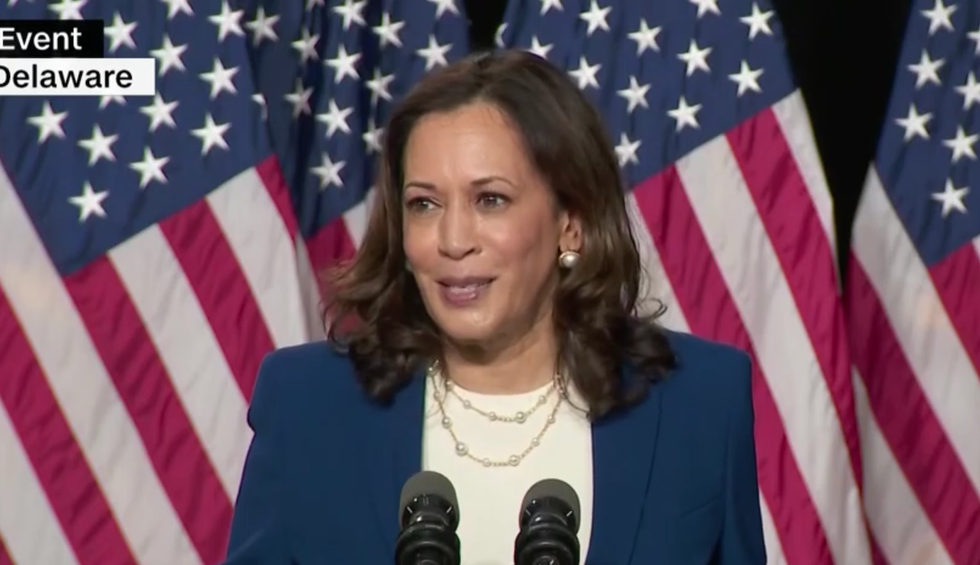 Kamala Harris rips into Trump's failures in her forceful first speech as Biden's VP pick
