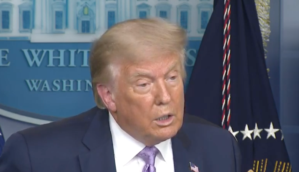 Watch: Trump caught flat-footed when a reporter directly confronts him about 'all the lying you've done'