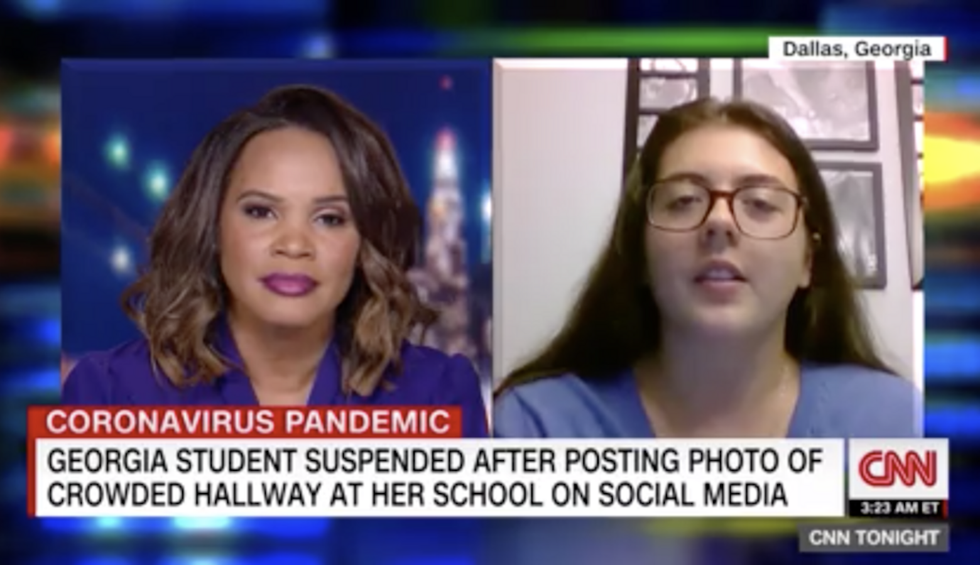 Georgia teen says viral hallway photo that got her suspended was 'good and necessary trouble'