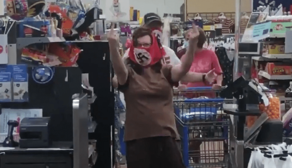Watch: Couple wears swastika masks in Minnesota Walmart to protest state mask mandate