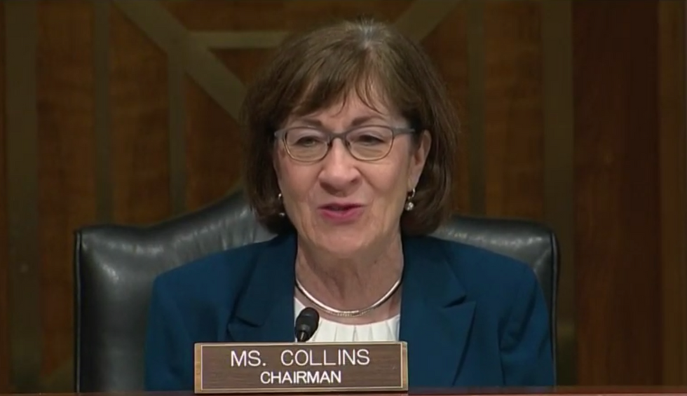 A new poll has a lot of bad news for Susan Collins in Maine