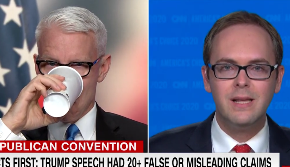 CNN reporter rattles off 20 corrections to Trump's blizzard of lies in rapid-fire fact-check