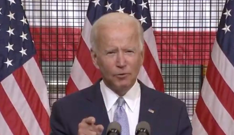 Joe Biden flips the script on Trump