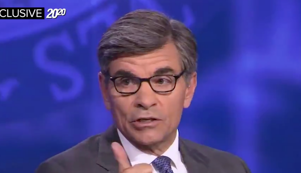 ABC anchor cuts Trump off in the middle of a stream of lies to deliver a brutal fact-check