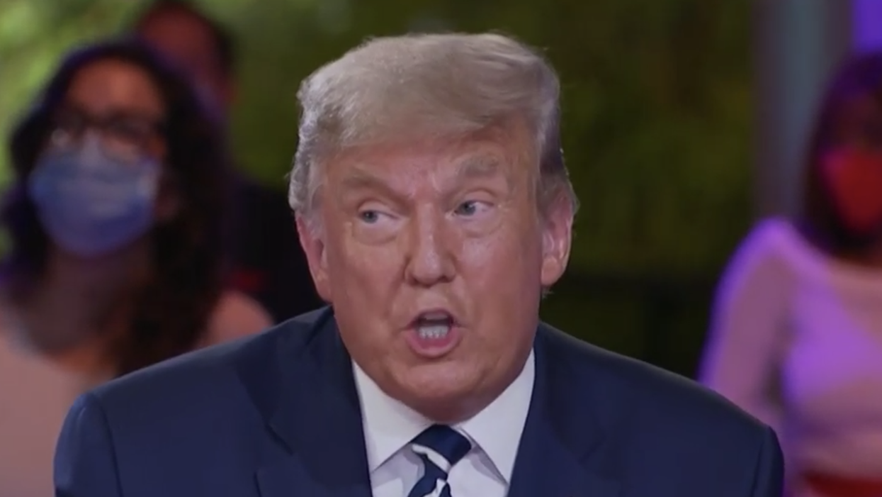 Trump's NBC town hall immediately goes off the rails as he berates the host
