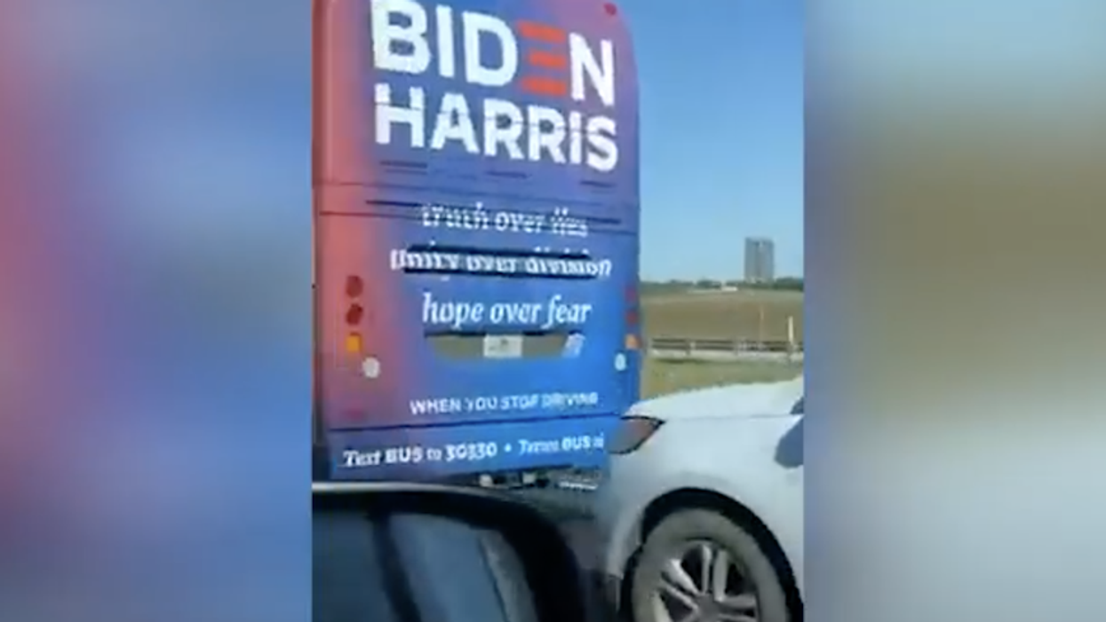 Trump slammed for 'condoning violence and intimidation' after praising Texas supporters for harassing Biden bus