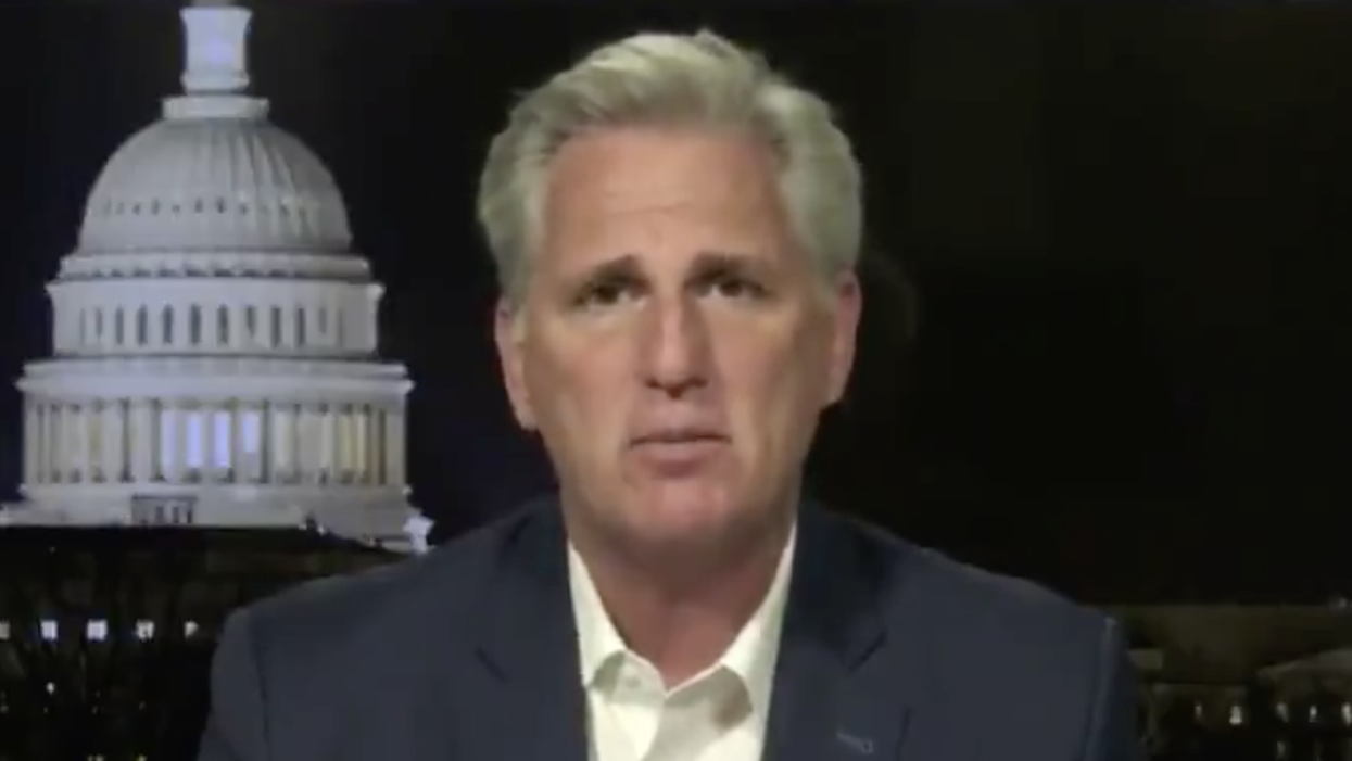 GOP leader Kevin McCarthy abruptly backtracks from his claim that 'Trump won this election'