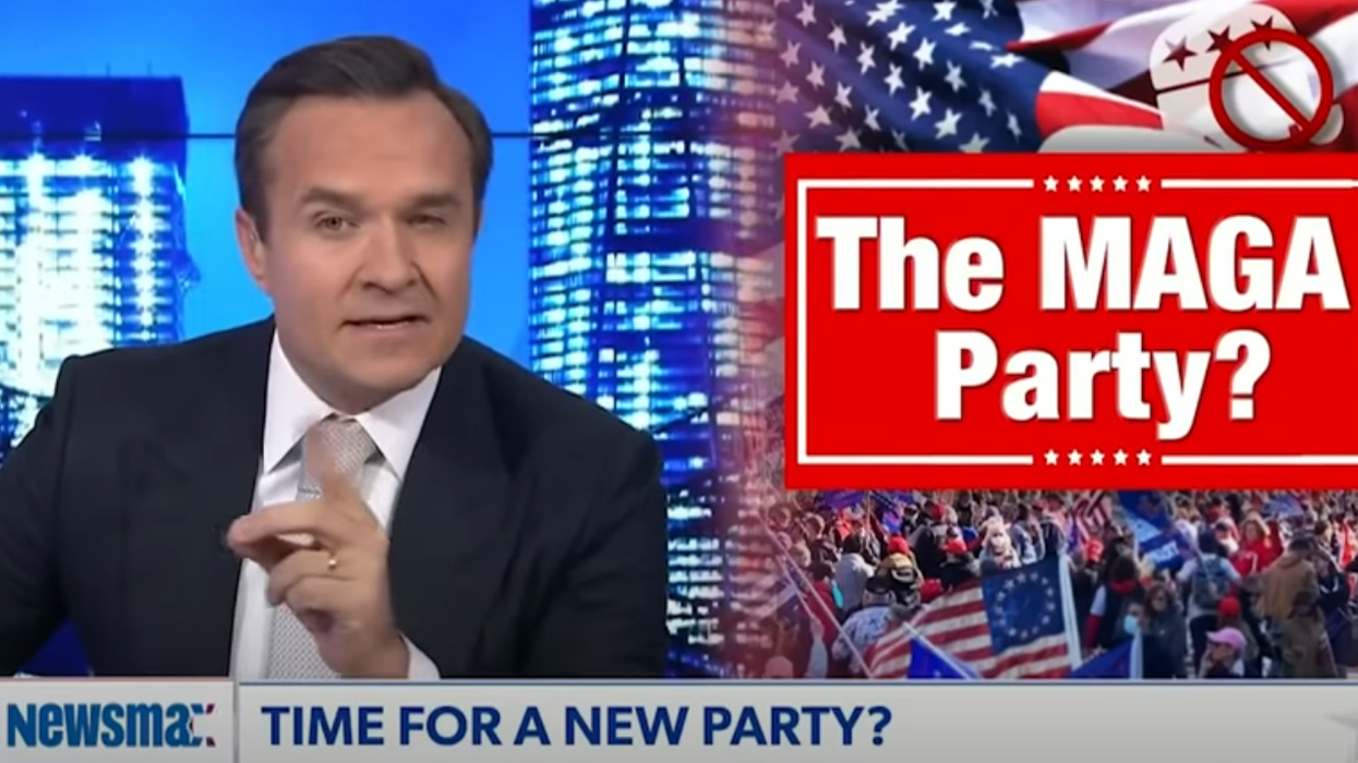 Newsmax host calls on Trump supporters to overthrow GOP and form 'MAGA Party'