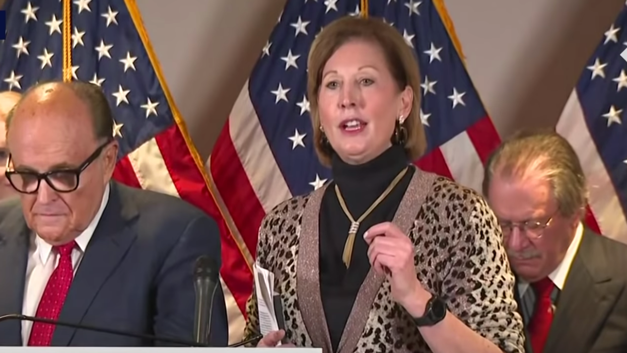 Trump team now says attorney who lied with Giuliani for 2 hours at presser is not really on his legal team