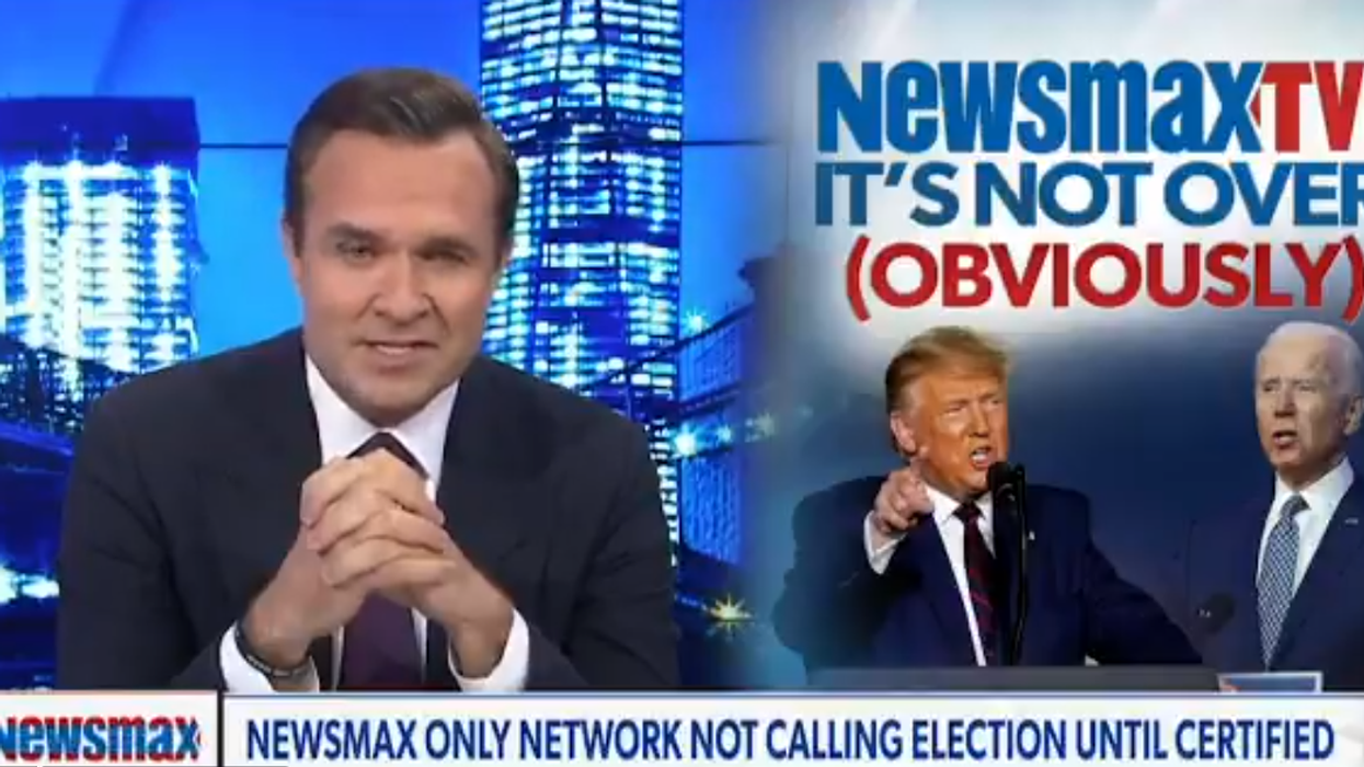 Meet the new Sean Hannity on one right-wing cable network where Trump has not lost the election — yet