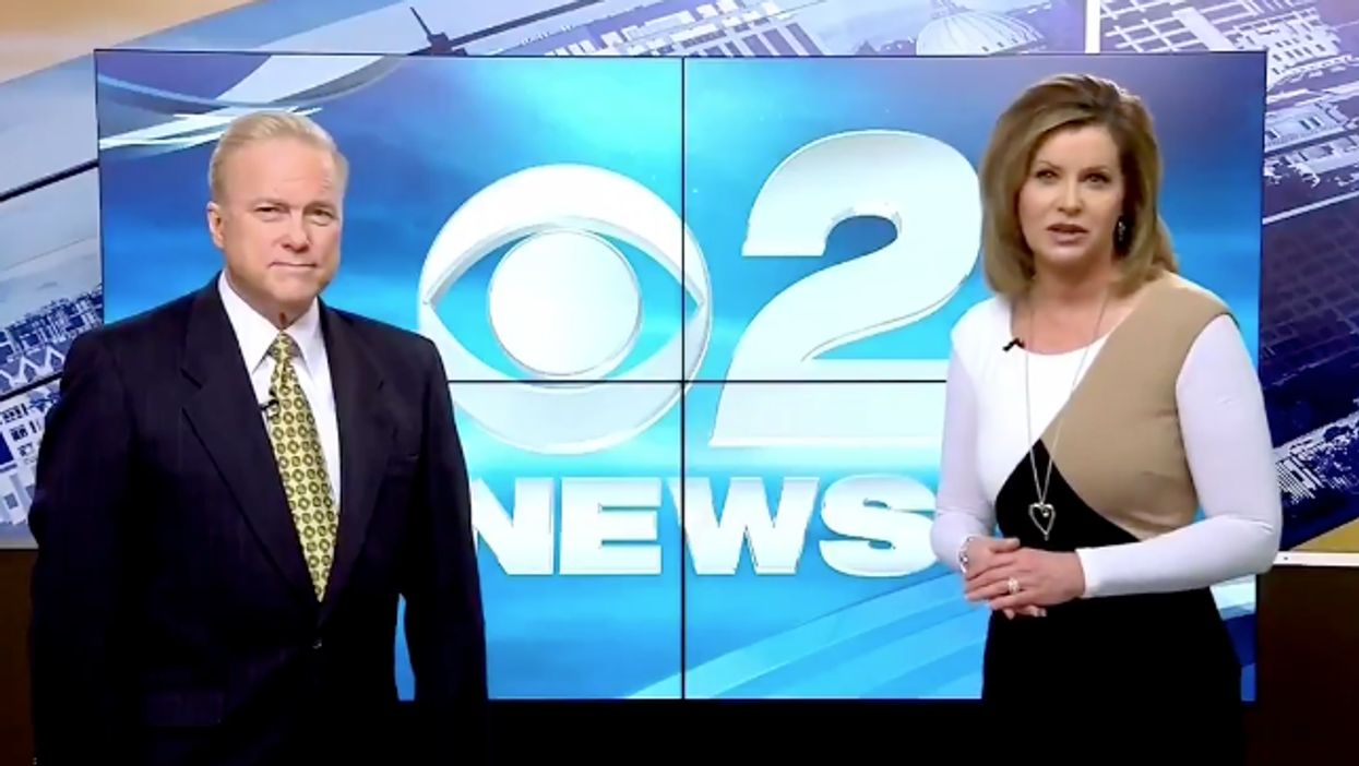 President posts 2-year-old supercut of Sinclair anchors 'parroting Trump talking points' to complain 'freedom of the press is gone'