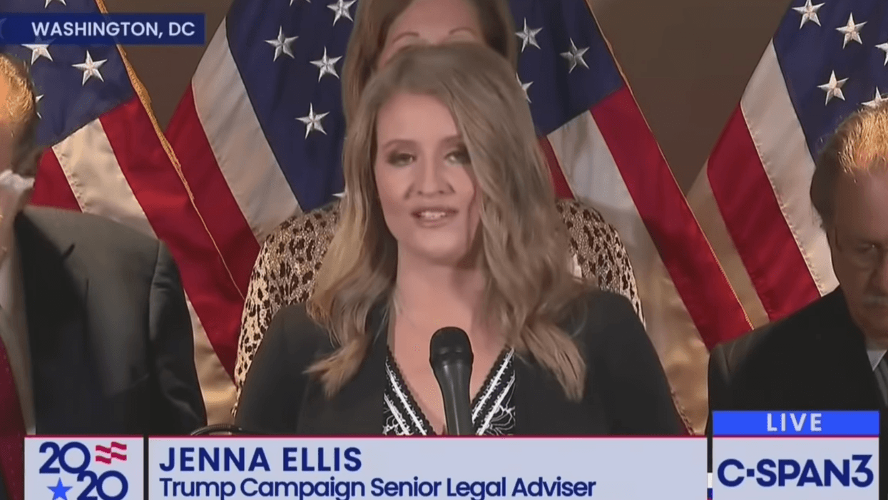 MAGA heads go berserk over 'incompetent failure' Jenna Ellis after she correctly notes Trump can't be 'reinstated'