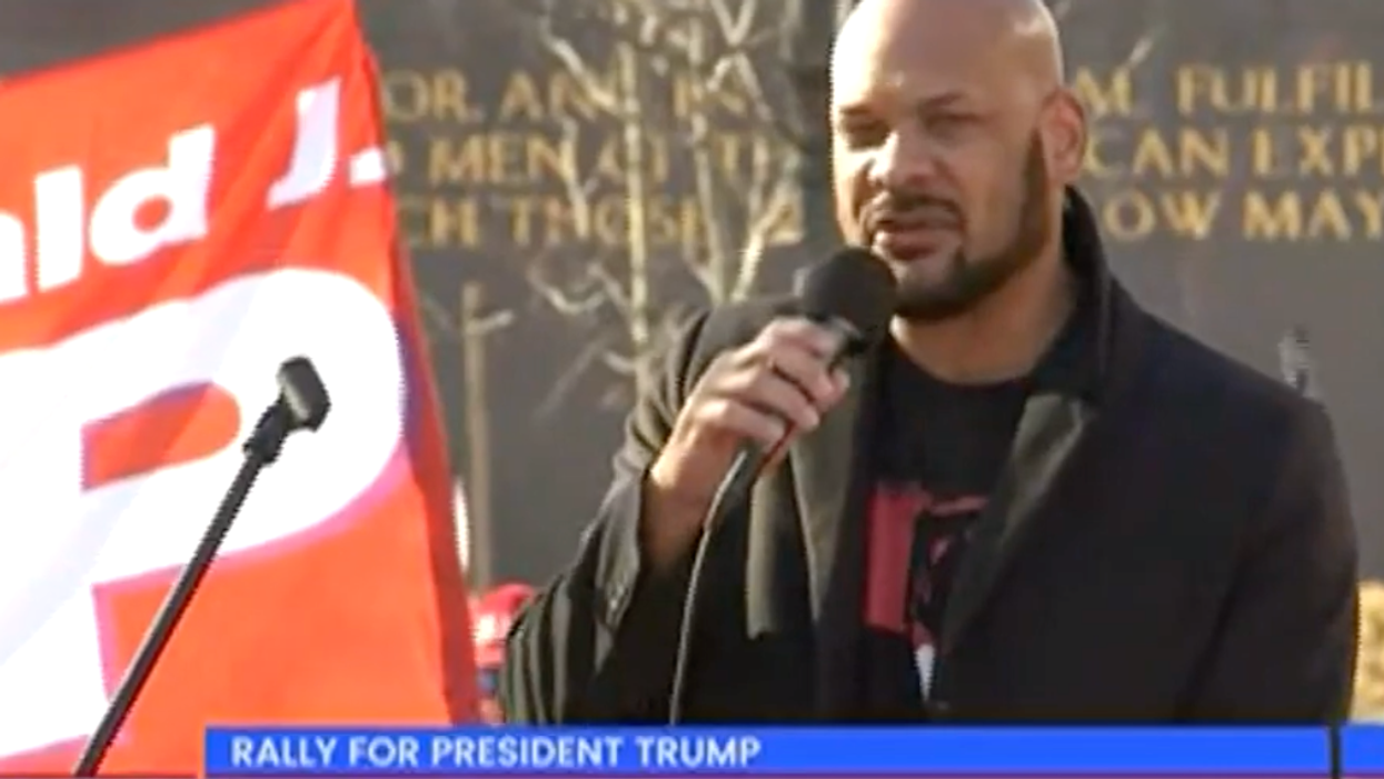 Watch right winger give out 'Kraken' offer code for MyPillow during ‘StopTheSteal’ rally in DC