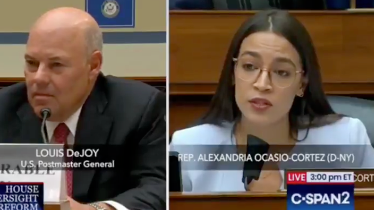 USPS releases DeJoy calendar that is 'almost entirely redacted' — months after AOC demand and federal suit