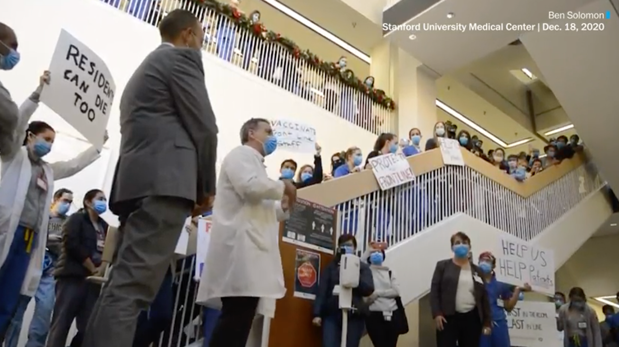 Stanford front-line residents excluded from COVID vaccine after 'algorithm' prioritizes leadership, high-ranking doctors