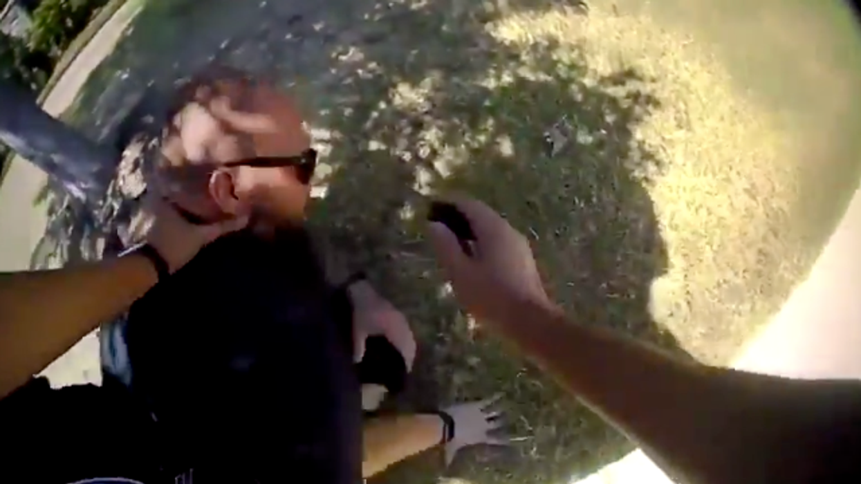 Watch: Texas man files lawsuit against police who pepper sprayed him for filming his son’s arrest