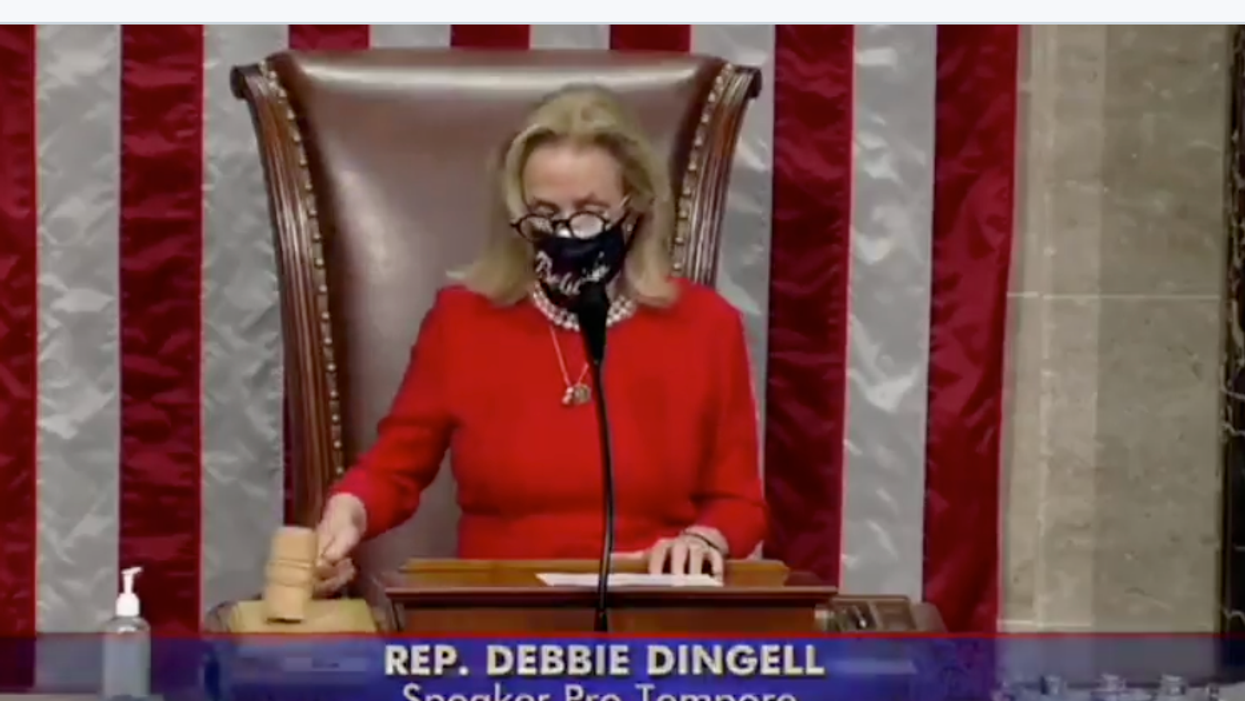 'Merry Christmas': Watch Rep. Debbie Dingell drop House gavel in gisgust Over GOP's COVID relief cruelty