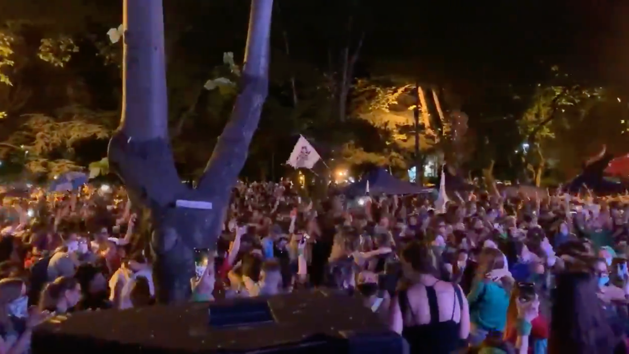'We did it!': Crowd erupts with joy as Argentine Senate passes bill to legalize abortion
