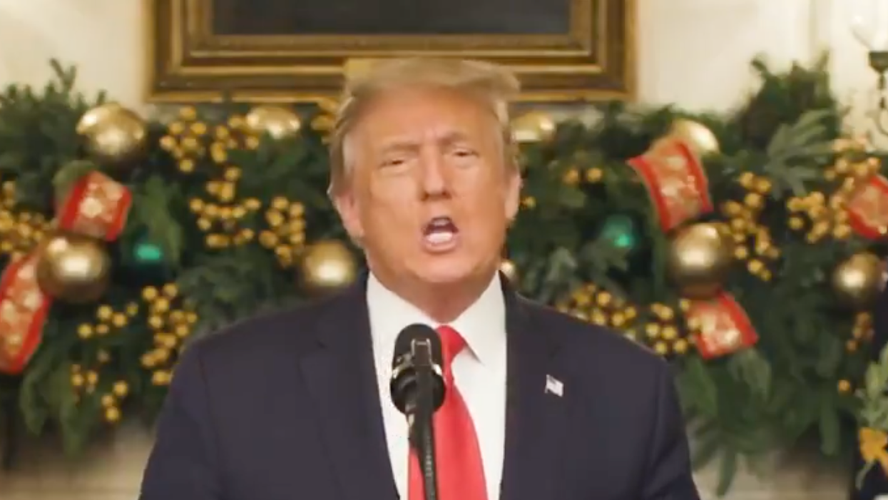 Trump goes on delusional New Year's rant as coronavirus deaths spike to highest level ever