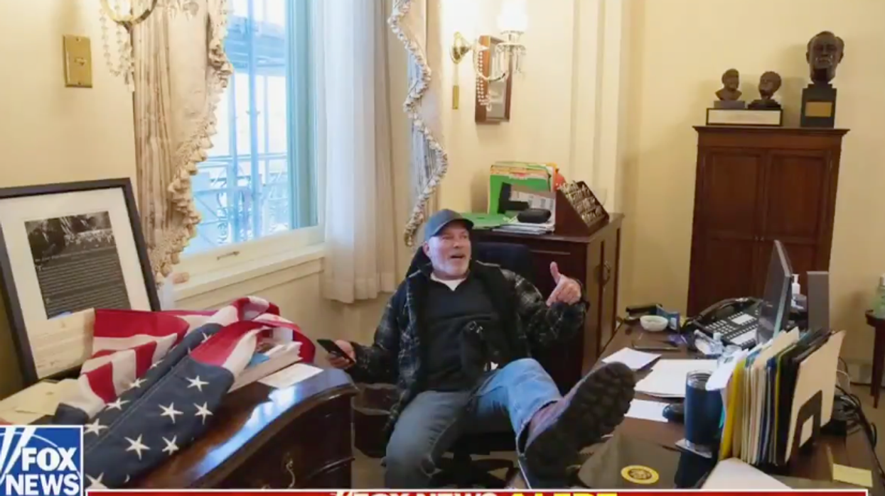 Trump supporter who marauded Pelosi’s office claims he was 'looking for a bathroom'