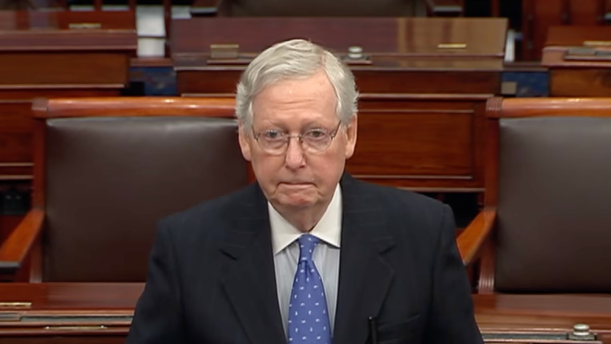 Mitch McConnell warned of a looming 'death spiral' before all hell broke loose on Capitol Hill