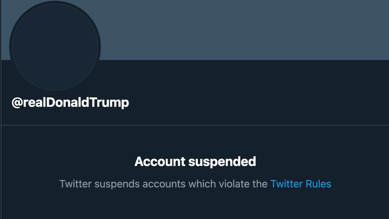 Twitter just 'permanently suspended' Trump
