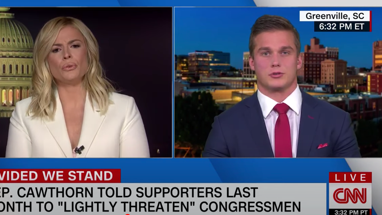 Madison Cawthorn tried to defend overturning the election on CNN — but Pamela Brown shut him down