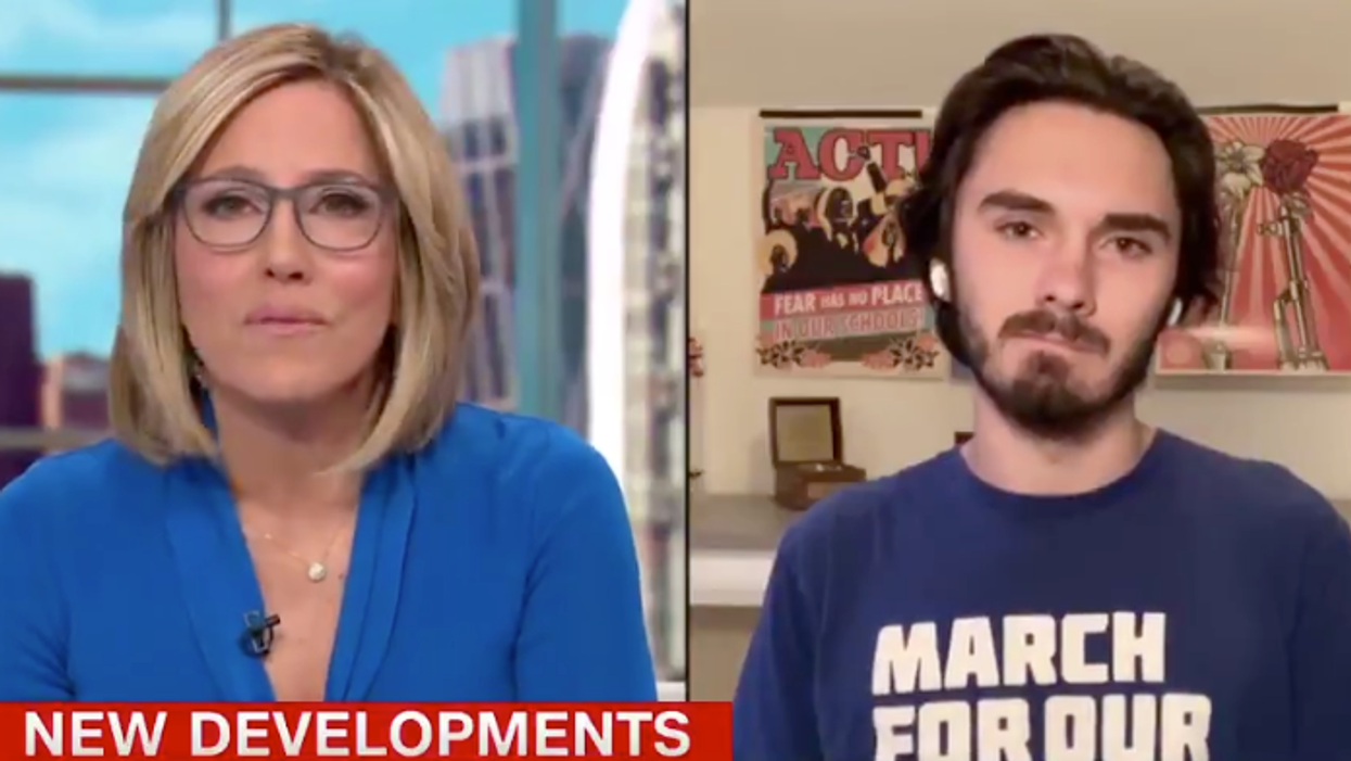 David Hogg says he 'absolutely' felt Marjorie Taylor Greene was threatening him when she said 'I carry a gun'