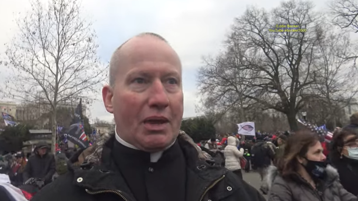 Pro-Trump priest under fire after attending Jan. 6 rally saying he performed an exorcism on Congress