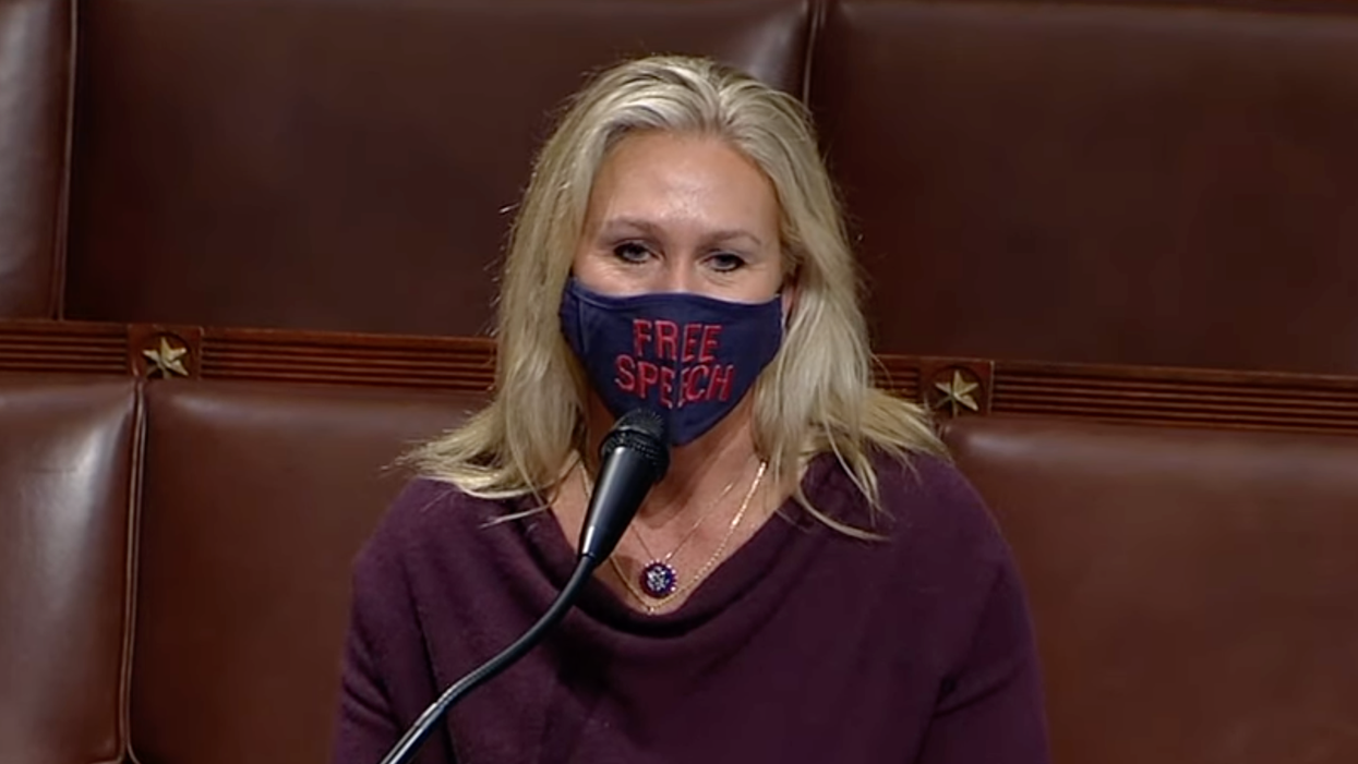 Marjorie Taylor Greene tried to defend herself on the House floor — it did not go well